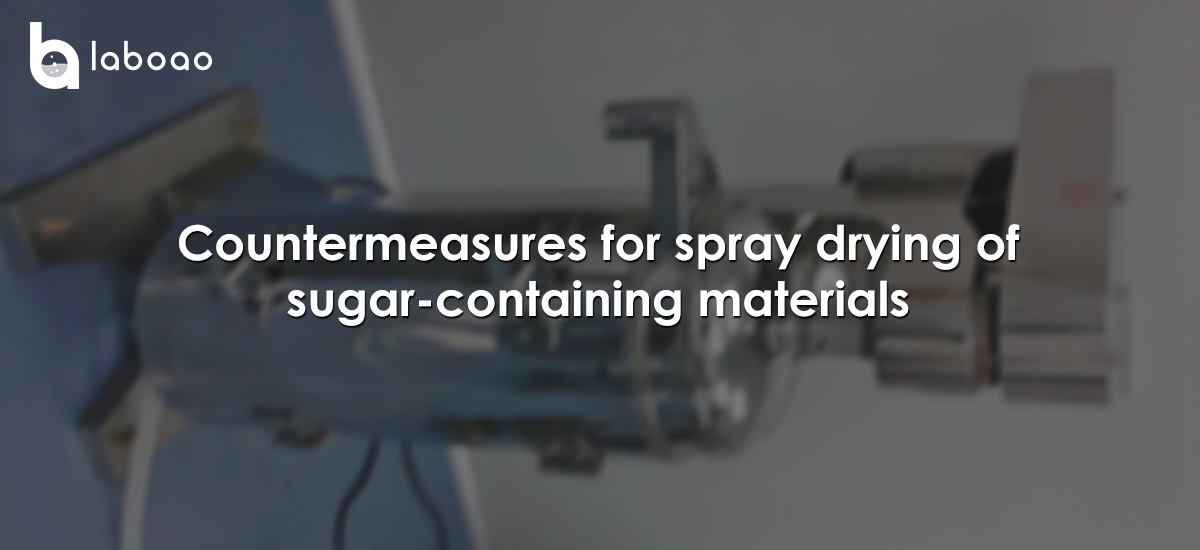 Countermeasures For Spray Drying Of Sugar-containing Materials